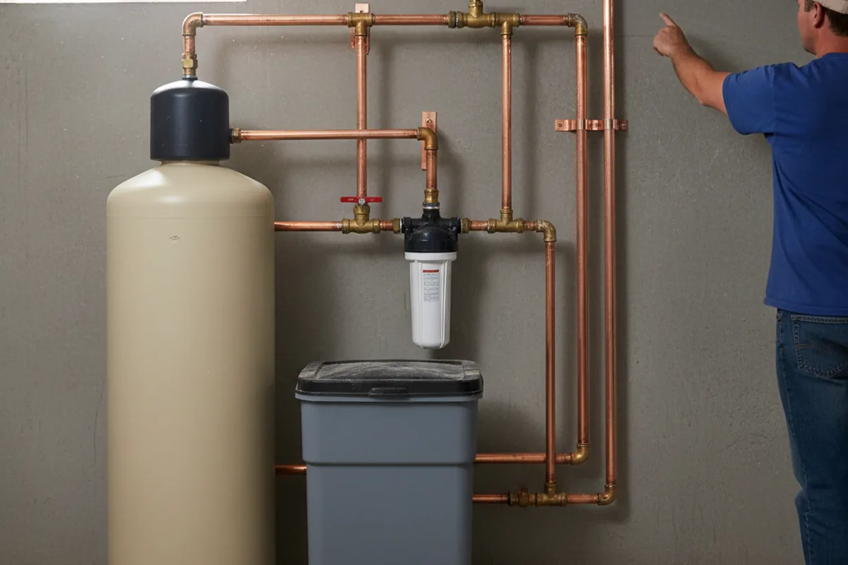 Whole-house water treatment system installed in Greenleaf